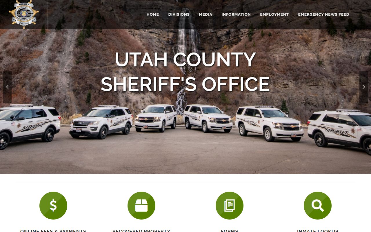 Utah County inmate lookup for American Fork 72 hour booking records