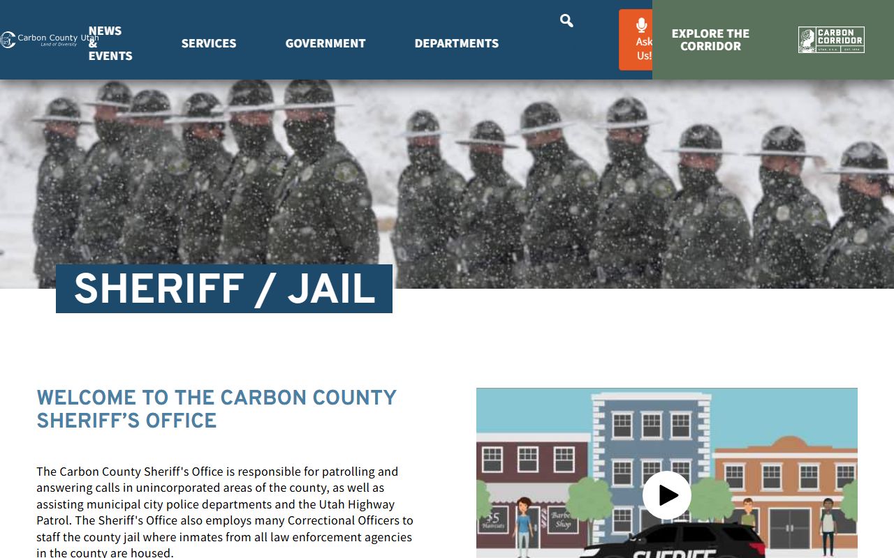 Carbon County 72 hour booking sheriff's office website