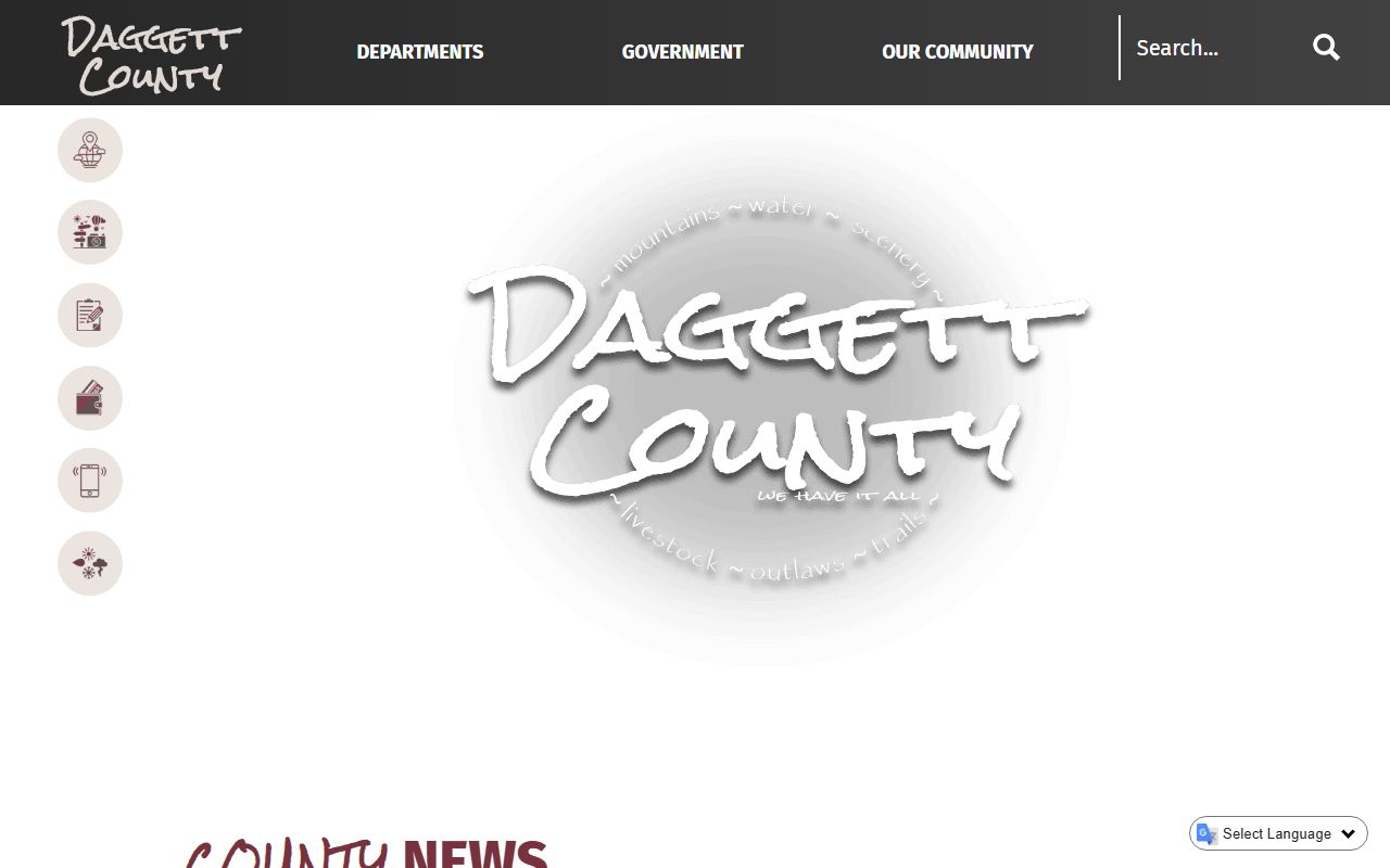 Daggett County 72 hour booking government website portal