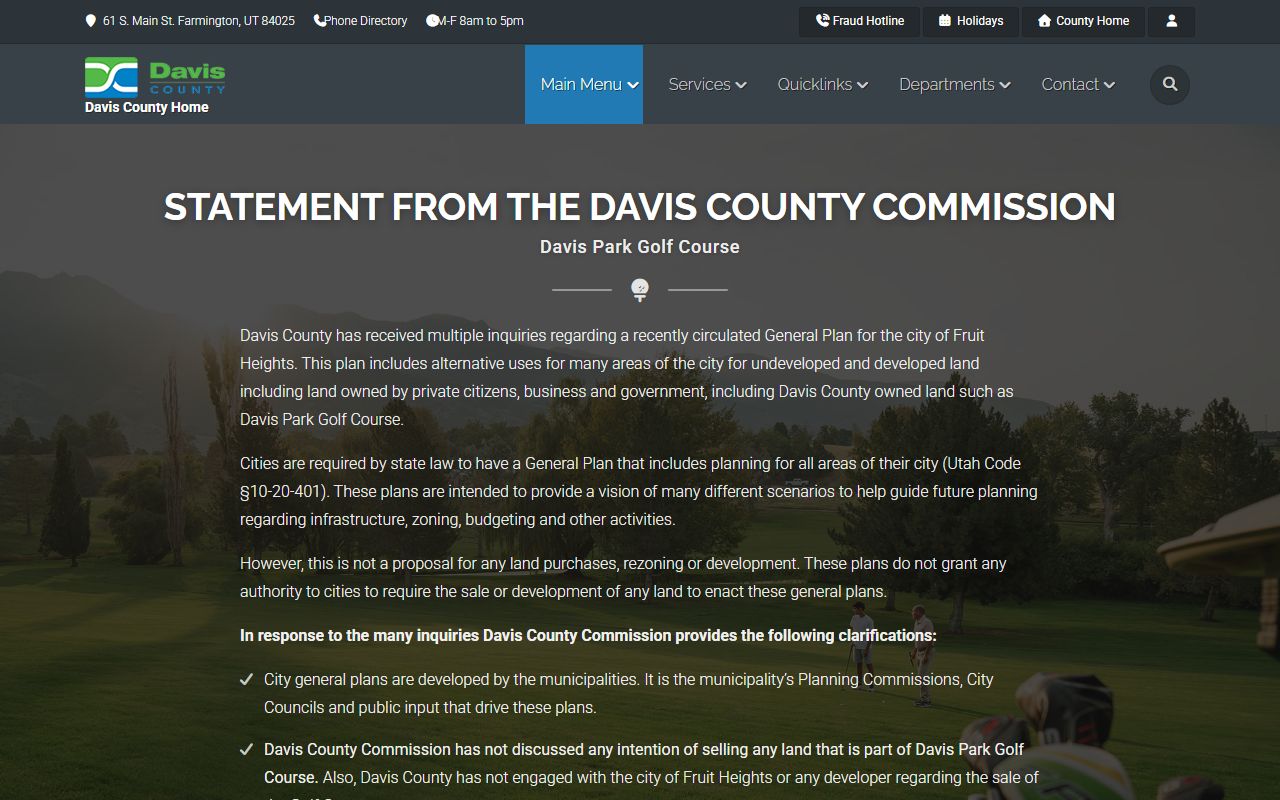 Davis County 72 hour booking government portal website