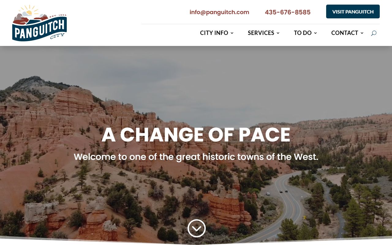 Panguitch city information page related to Garfield County 72 hour booking