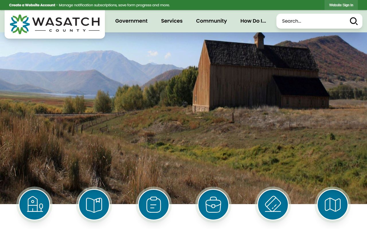 Wasatch County government portal for 72 hour booking access