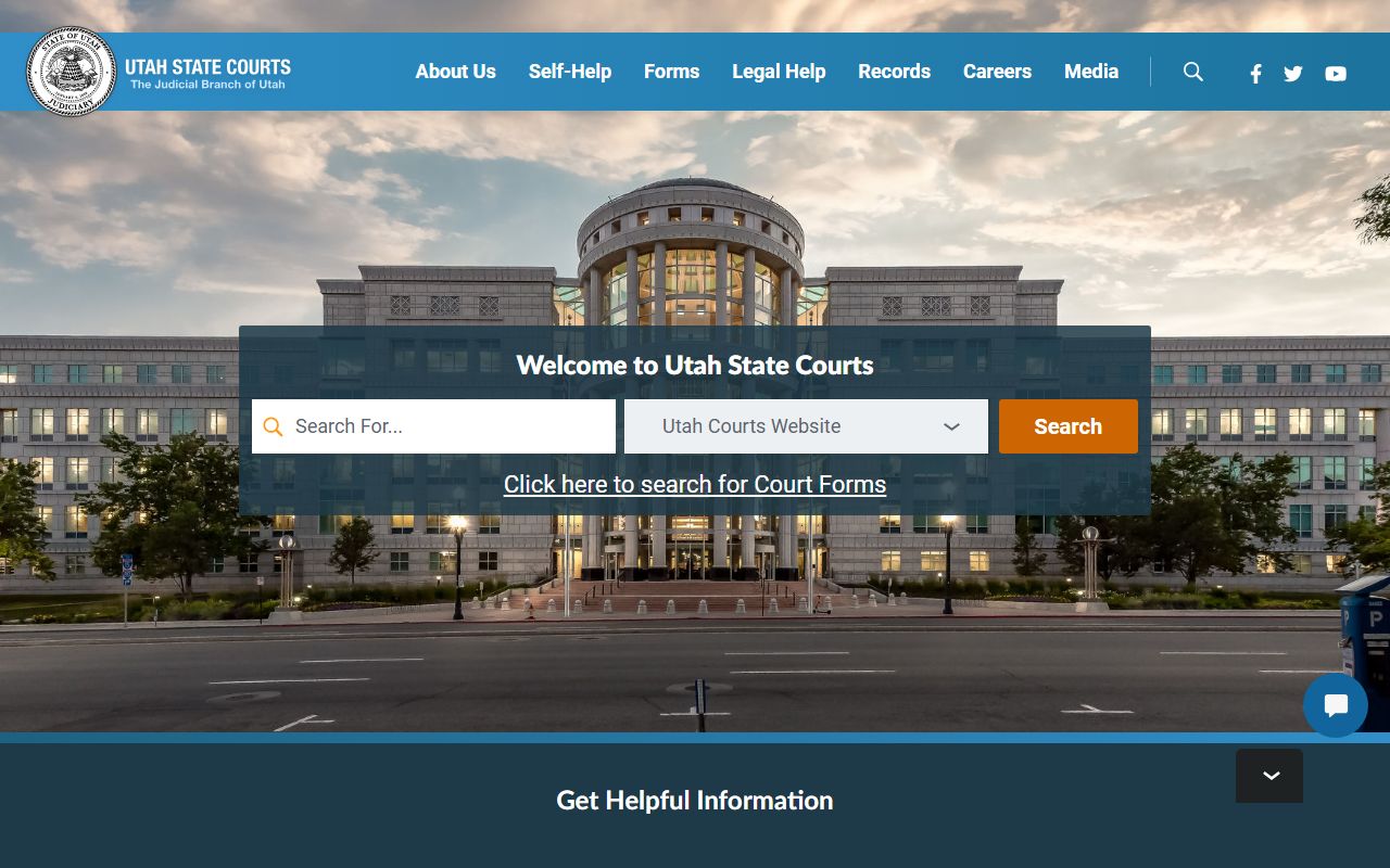 Utah State Courts XChange 72 hour booking case search